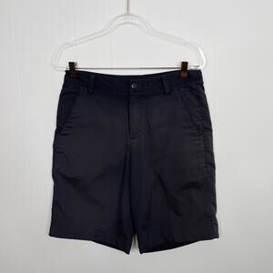 Puma Mens 30 Golf Tech Performance Shorts Charcoal Gray Tonal Print Flat Front